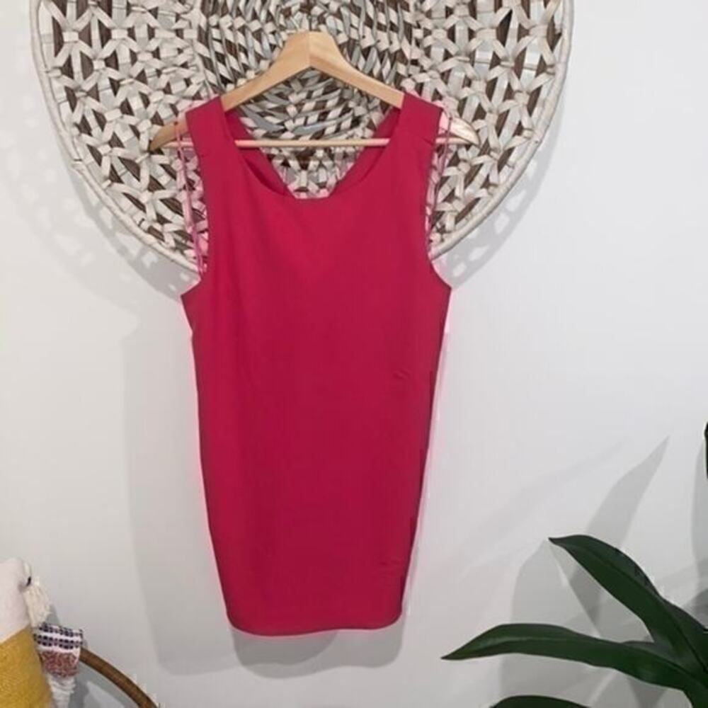 Alice Blue pink cross cross back sleeveless blouse size small NWOT